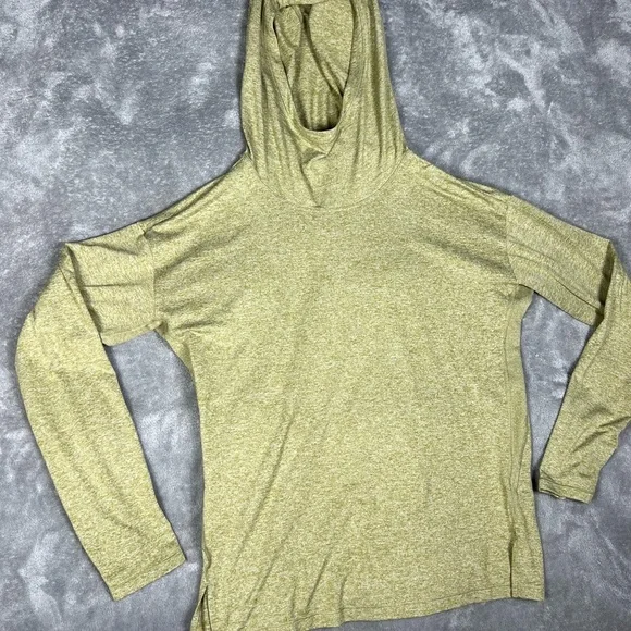Athleta Hoodie Womens Medium Uptempo II Green Athletic Gym Lounge Outdoors Run - Picture 3 of 7